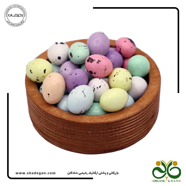 دراژه شکلاتی مدل بلدرچینی