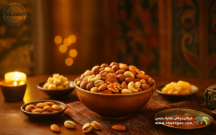 ترکیب آجیل پذیرایی 