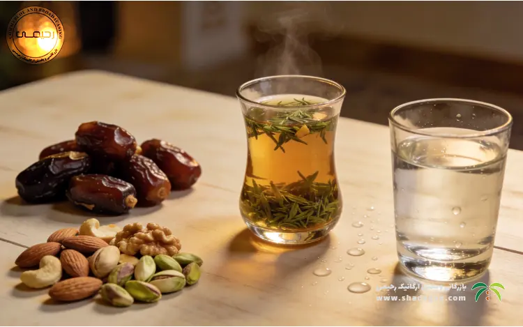 ترکیب خرما و مغزها برای افطار | بهترین انتخاب مقوی و سالم در ماه رمضان