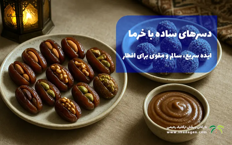دسرهای ساده با خرما | ۵ ایده سریع، سالم و مقوی برای افطار ماه رمضان